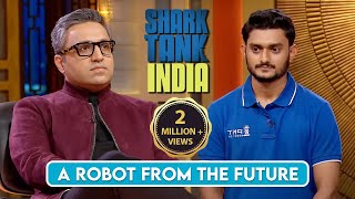 A Robot from the future  Shark Tank India  Full Pitch [upl. by Atteuqehs]