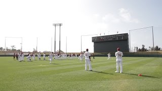 RNNTohoku Rakuten Golden Eagles Spring Training Camp 2016 [upl. by Tizes]