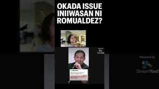 OKADA ISSUE INIIWASAN NI ROMUALDEZ [upl. by Risan9]