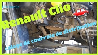 Renault Clio 12 essence Calage courroie de distribution [upl. by Gallager712]