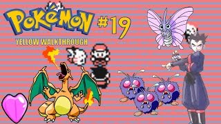 Pokemon Yellow Walkthrough Part 19  Leader Koga and Charizard [upl. by Ennayehc49]