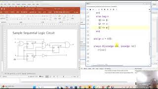 Verilog Tip 23 sequential logic circuit description using Vivado [upl. by Weisbrodt14]