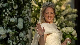 Royal Wedding in Athens Princess Theodora of Greece Marries Matthew Kumar in Orthodox Ceremony [upl. by Runstadler]