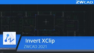 Invert XClip  ZWCAD 2021 Official [upl. by Nylidnam]