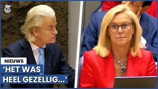 Cynische Wilders ‘complimenteert’ Kaag ‘Dit is echt knap’ [upl. by Kurr]