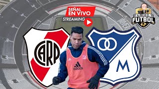 River Plate 1 vs Millonarios 1  DEBUTÓ FALCAO CON EL EMBAJADOR [upl. by Sanfo]