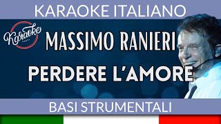 Massimo Ranieri  Perdere lamore  Karaoke Strumentale 🎤 [upl. by Olnay]