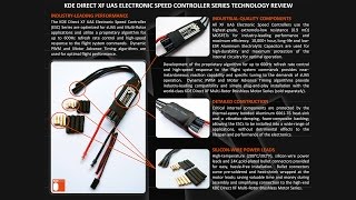 KDE Direct Design Engineering  Episode X XF UAS Electronic Speed Controllers [upl. by Storer889]