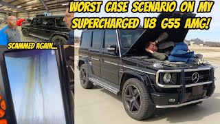 I got SCAMMED again on my Mercedes G55 AMG Oil consumption cause is worst case scenario [upl. by Hekker]