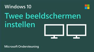 Meerdere beeldschermen instellen in Windows 10  Microsoft [upl. by Curr]