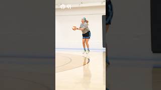 Rachel Banham doing her thing at Chicago Sky practice [upl. by Akierdna]