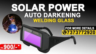 Auto Darkening Solar Power Welding Glass WELDING 7373772920 [upl. by Ailadgim]