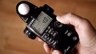 Learning how to use your Light Meter for film photography [upl. by Htirehc]