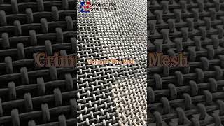 Competitive Price Galvanized Square Woven Stainless Steel Crimped WireMeshperforatedsheet factory [upl. by Fulmer387]