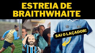 BRAITHWAITE  POLÊMICA NA CAMISA DO GREMIO [upl. by Nnairahs]