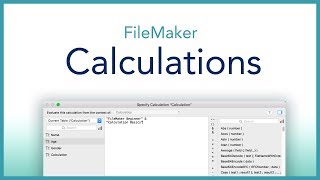 FileMaker Calculation Basics [upl. by Raddatz]