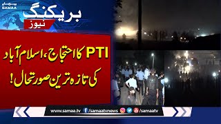 Breaking News PTI Protest  Latest Situation in Islamabad  SAMAA TV [upl. by Freda679]