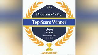 Arcademics Skill Builders Plus Steve Wins Arcademics Cup 2022 Tournament [upl. by Ahsik]