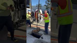 FLOOD  STORM DRAIN OBSTRUCTION  ILLEGAL CONCRETE WASHOUT IN STORM DRAIN  FLOODED 880 S FREMONT [upl. by Lienad]