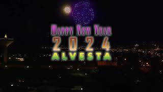 🎆 Happy New Year 2024 🎇 Alvesta  Sweden [upl. by Blatman964]