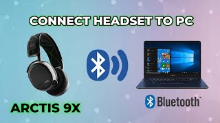 How to connect SteelSeries Arctis 9X Headset to PC via Bluetooth shorts [upl. by Melly315]