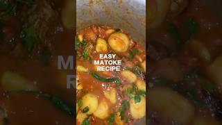 Easy Matoke Recipe with Meat and Potatoes  Authentic East African Comfort Food recipe food [upl. by Rourke87]