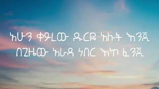 Mykey Shewa  ፍንዳታFendata Lyrics Video 2020  HABESHAN YOU [upl. by Nibroc]