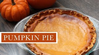 Quick and Easy Pumpkin Pie [upl. by Ciccia]