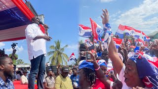 Dr Bawumia Punches John Mahama for allegedly insulting Pastors at Amasaman rallyThe crowd was lit 🔥 [upl. by Iinde]