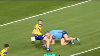 POOR DYLAN RUANE NOT ABLE FOR THE CUT  THRUST OF CHAMPIONSHIP FOOTBALL  DUBLIN V ROSCOMMON 2024 [upl. by Gnim]