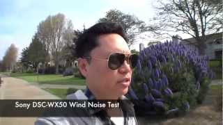 Sony DSCWX50 Wind Noise Test [upl. by Letrice]