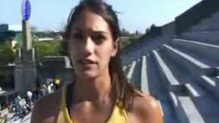 Allison Stokke Interview  June 2009 Track and Field [upl. by Harraf]