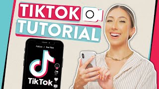 THE ULTIMATE TIKTOK TUTORIAL FOR BEGINNERS  How to film edit and set up your account for success [upl. by Aredna717]