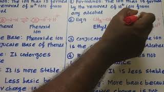 Difference between phenoxide ion and alkoxide ion [upl. by Javier711]