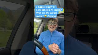 Is Google guilty of monopolising Ai search What are the judges saying😮 ainews victorialudemann [upl. by Eda]