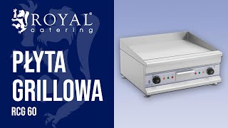 Płyta grillowa RCG 60  Royal Catering  Prezentacja produktu [upl. by Abdulla]