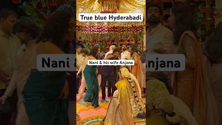 Nani in Nagachaitanya Shobitha wedding nagachaitanya nani shobitha wedding [upl. by Tnecnev]