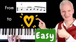 How To Play Piano From Lead Sheet EASILY [upl. by Ocsirf]