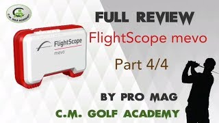 Full Review FlightScope mevo part44  GPS amp Xi tour Benchmark [upl. by Siblee705]