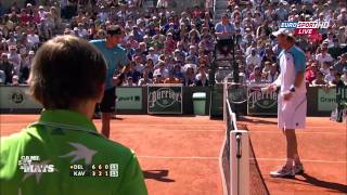 Roland Garros 2011  Funny Moments 4th day [upl. by Htebasil]