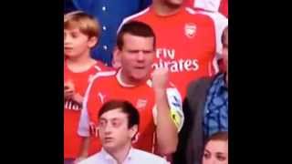 WTF Adult Arsenal Fan Has Captains Armband During a Match [upl. by Territus2]