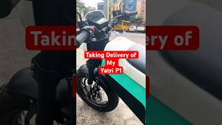 Yari MotorcycleTaking Delivery of my Yatri Motorcycle 🔥🔥 Made in Nepal yatri yatrimotorcycles [upl. by Ahsilahs]