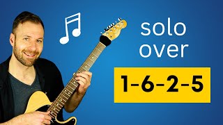 How to improvise jazz guitar solos over a 1 6 2 5 chord progression [upl. by Allimak148]