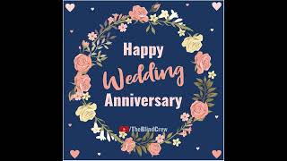 Happy Anniversary Song  Marriage Anniversary Whatsapp Status  1st Wedding Anniversary Status Video [upl. by Torrell]