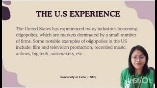 Oligopoly  Sales and Profit US experience Barriers to Entry and the welfare effect of oligopoly [upl. by Callery]