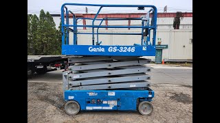 2013 Genie GS3246 Electric Scissor Lift 612 [upl. by Kelcie]