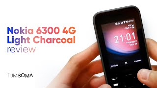 Nokia 6300 4G Light Charcoal  Review [upl. by Anitirhc]