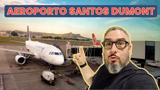 TUDO SOBRE O AEROPORTO SANTOS DUMONT  RIO DE JANEIRO [upl. by Asehr]