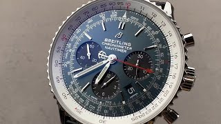 Breitling Navitimer 1 B01 Chronograph 43 AB0121211C1P1 Breitling Watch Review [upl. by Ecirahs]