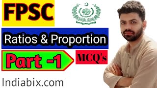 FPSC Ratios and Proportions MCQs Part1  Ratios mcqs trick for inspector FIA custom Appraising [upl. by Auqenehs]